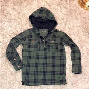 Gap quarter-button flannel